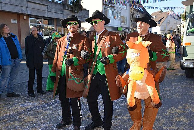 Bild 26: Bilder vom Narrentreffen der Urviecher-Zunft Bad Dürrheim: Großer Festumzug (3)