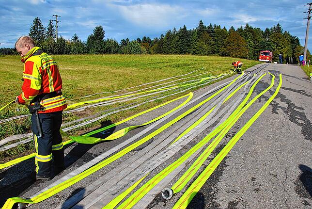 Bild 14: Gelungene und herausfordernde Probe der Feuerwehr Herrischried
