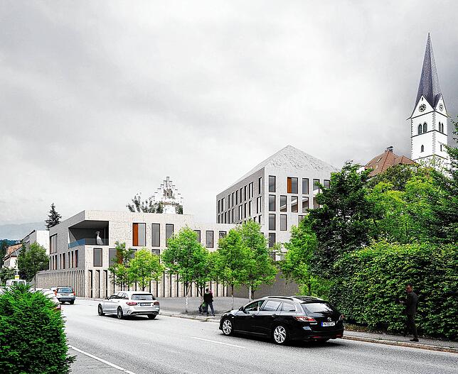 Das war der ursprüngliche Entwurf des Büros Lieb aus dem Architektenwettbewerb vor fünf Jahren, der als bestplatzierte Arbeit gewertet ...