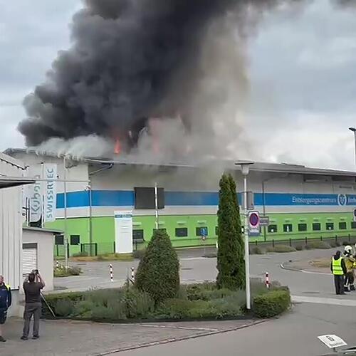 Das Feuer lodert in Kreuzlingen