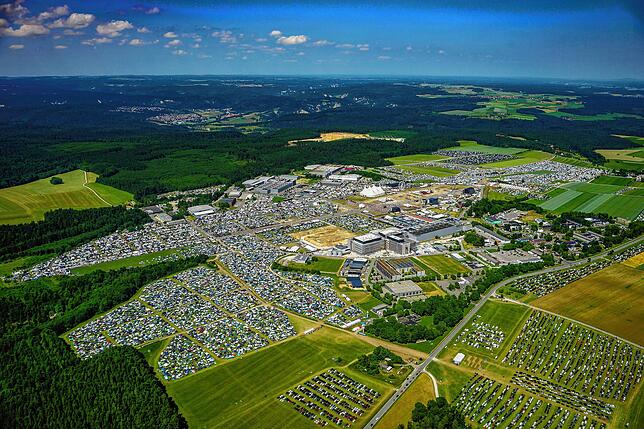 Bild 9: Beeindruckende Luftaufnahmen vom Southside-Festival 2025