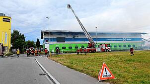 In einem Entsorgungszentrum in Kreuzlingen ist am Mittwoch, 9. Juli, ein Feuer ausgebrochen.