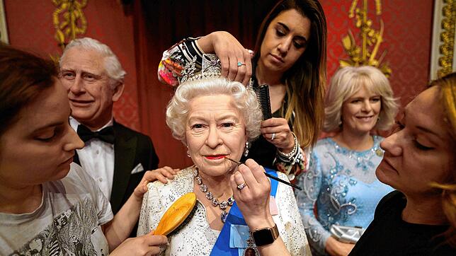 Die Wachsfigur der inzwischen verstorbenen Königin Elizabeth II. bei Madame Tussauds in London (Archivbild). Seit fast 200 Jahren steht ...