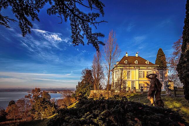 Das Schloss Arenenberg liegt fantastisch über dem Untersee: Hier wuchs Prinz Louis Napoleon auf, der spätere Kaiser Napoleon III und ...