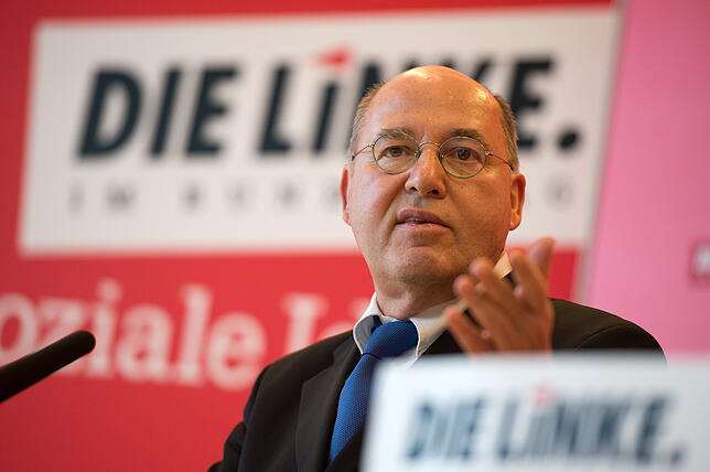 2015: Gregor Gysi als Fraktionschef der Linkspartei. An der Wandlung der SED zur Linken hatte er mitgewirkt.