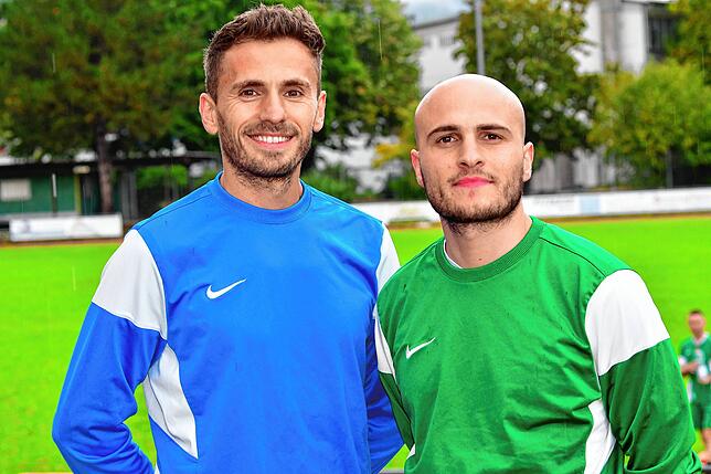 Interner Wechsel beim SV Herten: Im Winter musste Musa Musliu (links) gehen, sein Co-Trainer Eike Elsasser beerbte ihn.