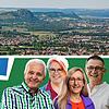 Die Fronten zwischen der AfD und den anderen vier Parteien im Rat sind verhärtet: Hermann Wieland (Freie Wähler), Nadja Hennes (SPD), ...