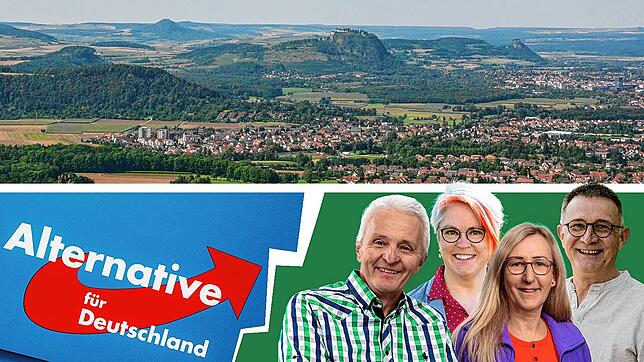 Die Fronten zwischen der AfD und den anderen vier Parteien im Rat sind verhärtet: Hermann Wieland (Freie Wähler), Nadja Hennes (SPD), ...
