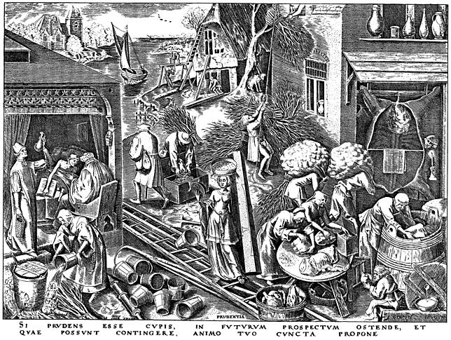 Pieter Brueghel der Ältere stellte sich so die Klugheit vor.