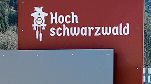Eine Stele der Hochschwarzwald Tourismus GmbH bei Todtmoos. Der Gesellschaft drohte im Februar die Insolvenz.