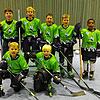 Die Southside Ducks fiebern dem heutigen Freundschaftsspiel entgegen. Hinten von links: Felix, Michael, Laurin, Leandro, Carsten. Vorne ...