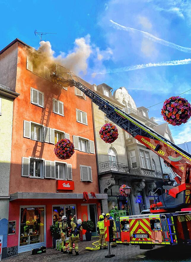 Mitte Mai war ein Brand in einem Konstanzer Dachgeschoss ausgebrochen (Archivbild)