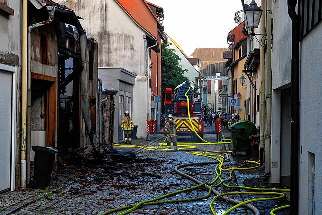 Bild 10: Der Großbrand in Villingen in Bildern: So schlimm wütete das Feuer in der Innenstadt