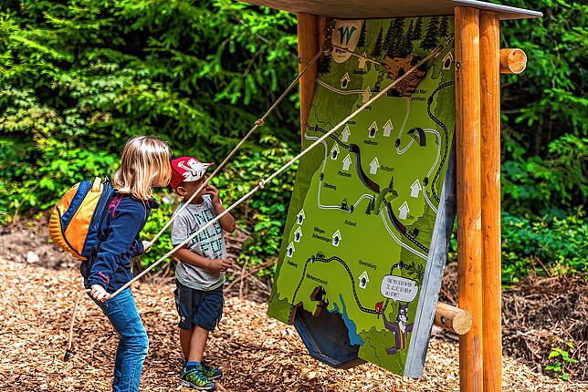 Kindgerecht und nicht zu lang ist der Wolfspfad bei Höchenschwand.