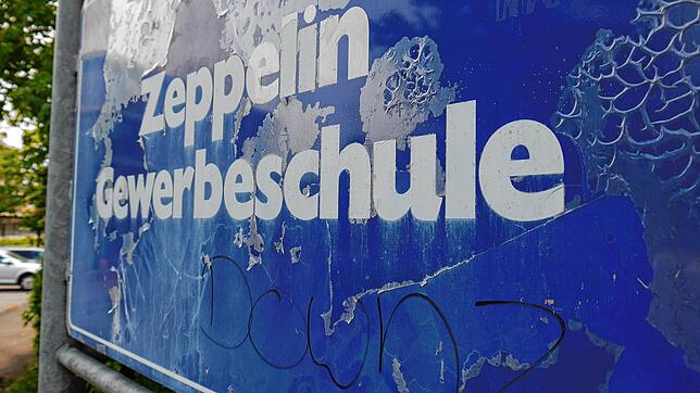Die Zeppelin-Gewerbeschule in Konstanz. Eine Klasse befindet sich nach einem Corona-Fall in Quarantäne.