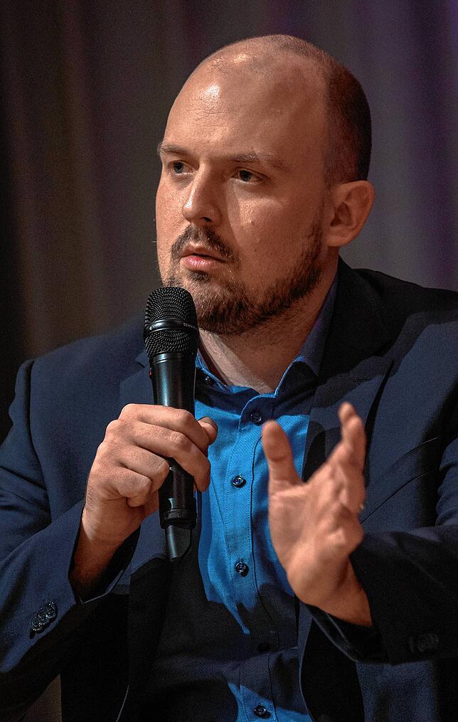 Dominik Kugler will, dass im Gewerbegebiet Kälberwiesen gut aufgestellte Betriebe angesiedelt werden, um die Attraktivität Sauldorfs zu ...