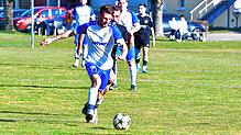 Treffsicher: Fabio Merz steuerte zum 4:0-Erfolg des FC Geißlingen gegen den VfR Horheim-Schwerzen seine Saisontore 15 und 16 bei.