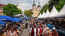 Das Donauquellfest findet am 28. und 29. Juni statt. Am 27. Juni gibt es außerdem einen französischen Chansonabend (Archivbild von 2023).