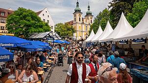 Das Donauquellfest findet am 28. und 29. Juni statt. Am 27. Juni gibt es außerdem einen französischen Chansonabend (Archivbild von 2023).