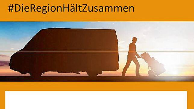 &ldquo;Wir liefern!&ldquo; heißt die Online- und Plakat-Kampagne der regionalen Wirtschaftsförderung, die Händler und Gastronomen jetzt ...