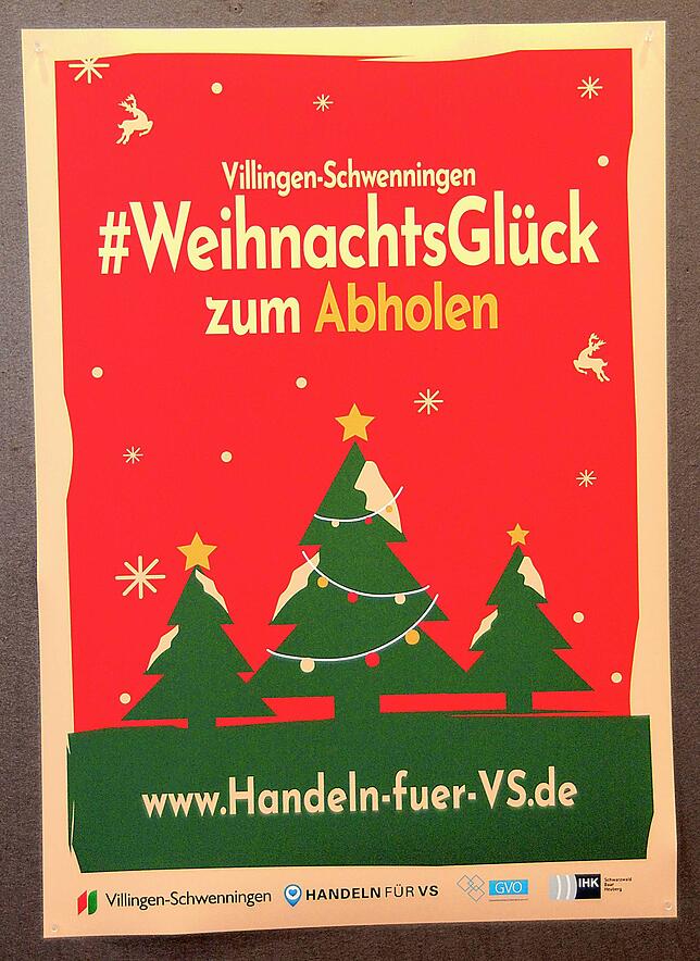 Bild 2: &bdquo;#Weihnachtsglück&ldquo; statt Weihnachtsmarkt in VS &ndash; Aktionen sollen Weihnachtsgeschäft beleben