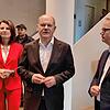 Beim Unternehmen Sto in Stühlingen-Weizen wird am Donnerstag, 6. Februar 2025, Bundeskanzler Olaf Scholz begrüßt. Nach dem Gespräch mit ...