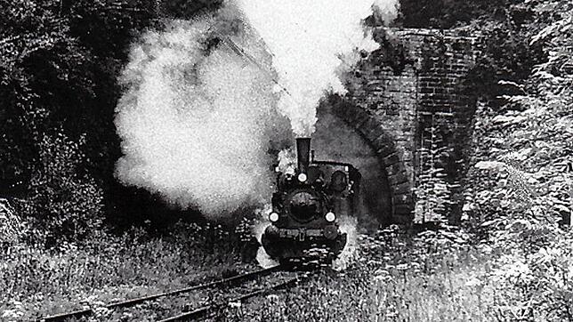Unser Archivbild zeigt einen Nostalgiezug am Südportal des Hasler Tunnels. Fahren hier irgendwann Regio-S-Bahnen?