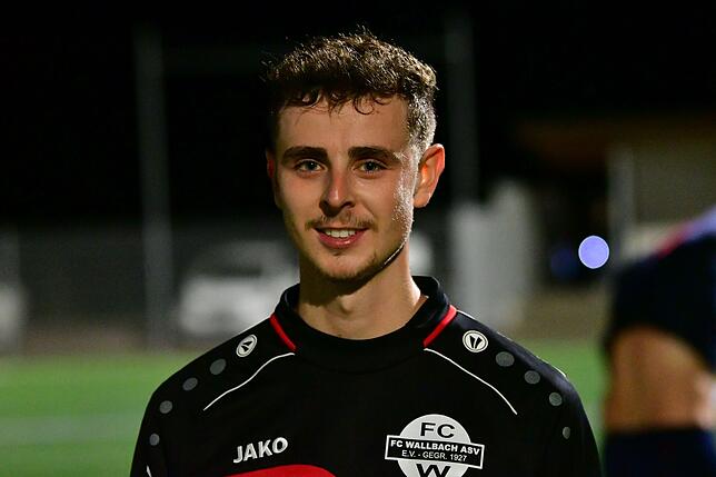 Glücklich: Tom Heyde erzielte seine ersten Tore für den FC Wallbach