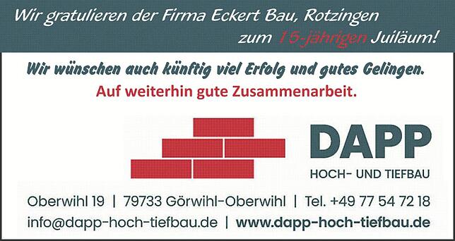 Bild 19: 15 Jahre Eckert Bau in Görwihl-Rotzingen: Ein Festprogramm für die ganze Familie