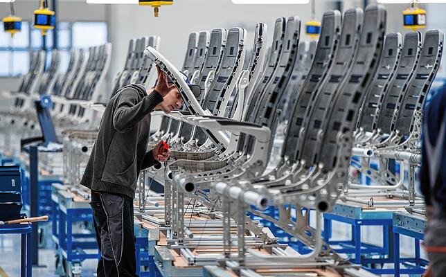 2008 gegründet und schon 55 Millionen Euro Umsatz: Zim Flugsitz aus Markdorf, hier ein Bild aus einem Werk in Schwerin.