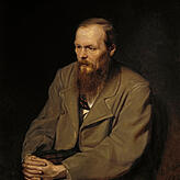 Fjodor M. Dostojewksi in einem Porträt von Wassili Perow, 1872.