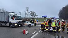 Die Autobahnauffahrt Stockach West musste am Donnertstag, 13. März in den Morgenstunden wegen eines Unfalls gesperrt werden.