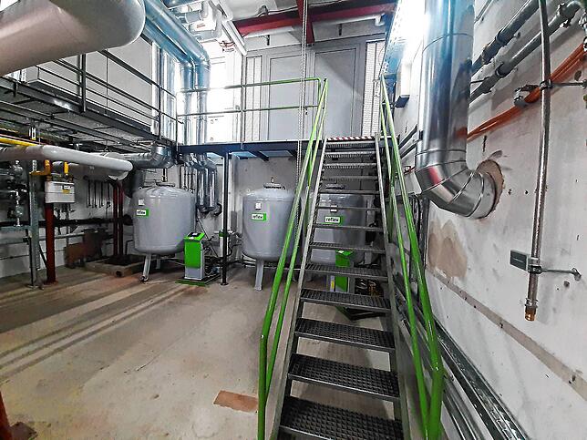 Die neue Heizzentrale der Hochschule Furtwangen sorgt für klimafreundliche Wärme.