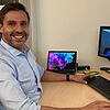 Im Dialog: Stadtwerke-Geschäftsführer Martin Ritter und seine Mitarbeiter haben über das Internet mit ihren Kunden über Klimaschutz, ...