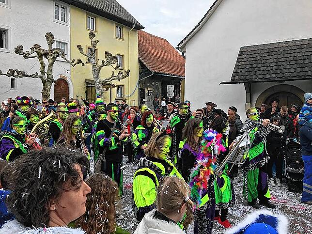 Ein Bild aus vergangenen Zeiten. Das Küssaberger Narrentreffen 2019