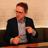 CDU-Generalsekretär Carsten Linnemann beim Gespräch in Konstanz.