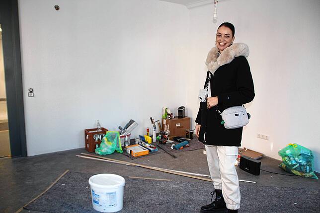 In diesem Raum wird das Büro von Kristina Holding sein.