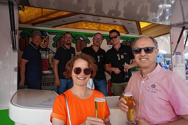 Bild 17: Tolle Stimmung, cooler Bock: Bilder von der Bocktaufe
