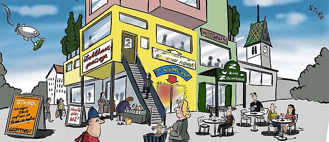 Bild 30: Die Karikatur der Woche: Wie weit weg ist noch zu nah dran?