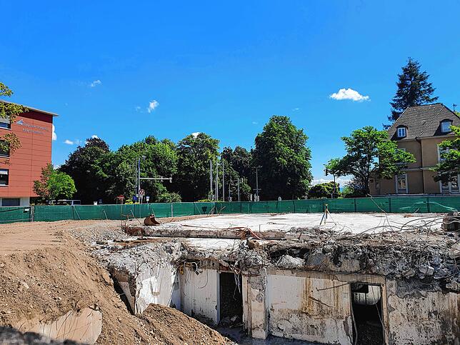 Im Juli 2020 mussten die Bar und der Luftschutzbunker weichen.