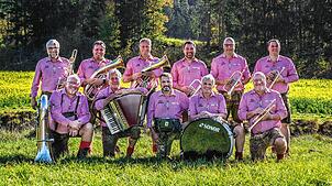 Das Bild zeigt die Gruppe AH &ndash; Musik &bdquo;Reiss Aus&ldquo;.Bild: Patrick Schlegel