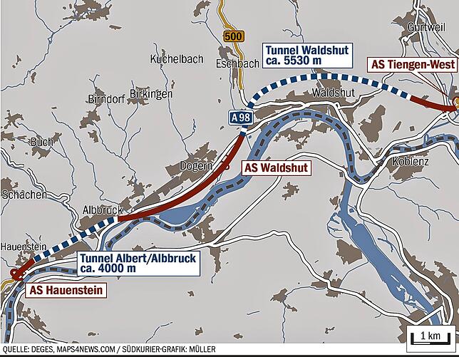 Bild 1: A98-Planung: Pro Basistunnel sieht Arbeit noch nicht als abgeschlossen und zeigt sich kämpferisch