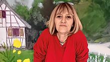 Petra Korherr zeigt ihre Arbeiten aus dem Upcycling-Prozess in der „Jungen Galerie“ des Hegau-Jugendwerks in Gailingen.
