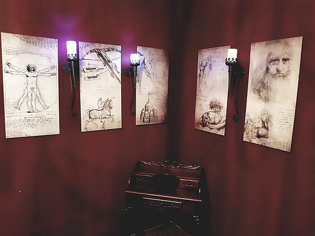 Der Escape Room Da Vinci ist einer von vier Räumen, in denen Rätsel gelöst werden müssen.