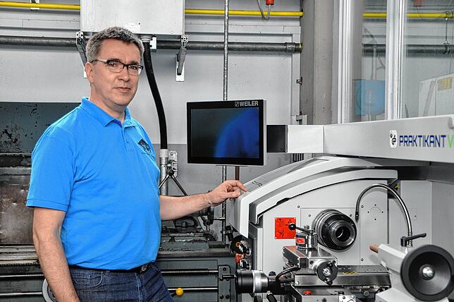 Norbert Merkel hofft, dass er in absehbarer Zeit seine Talentwerkstatt wieder in Betrieb nehmen kann.