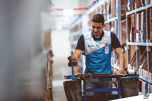 Mehrere zehntausende Artikel sind bei Decathlon gelistet. Das erfordert eine umfangreiche Logistik.