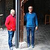 Martin Schäuble und Peter Aschinger stehen in der Remise unter dem Zunfthaus. Während diese im vergangenen Jahr wegen Corona leer stand, ...