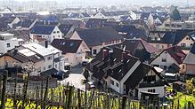 Die historische Ortsmitte des Rheinfelder Ortsteils Herten vom Rebberg aus gesehen. Sie soll vor Veränderungen geschützt werden. Foto: ...