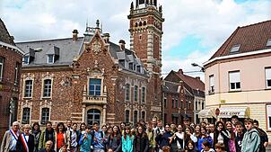 Gute Stimmung beim Triberger Schüleraustausch mit der nordfranzösischen Stadt Estaires. Foto: Schule