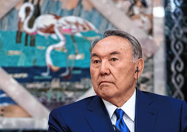 Nursultan Nasarbajew war von 1990 bis 2019 Präsident von Kasachstan.